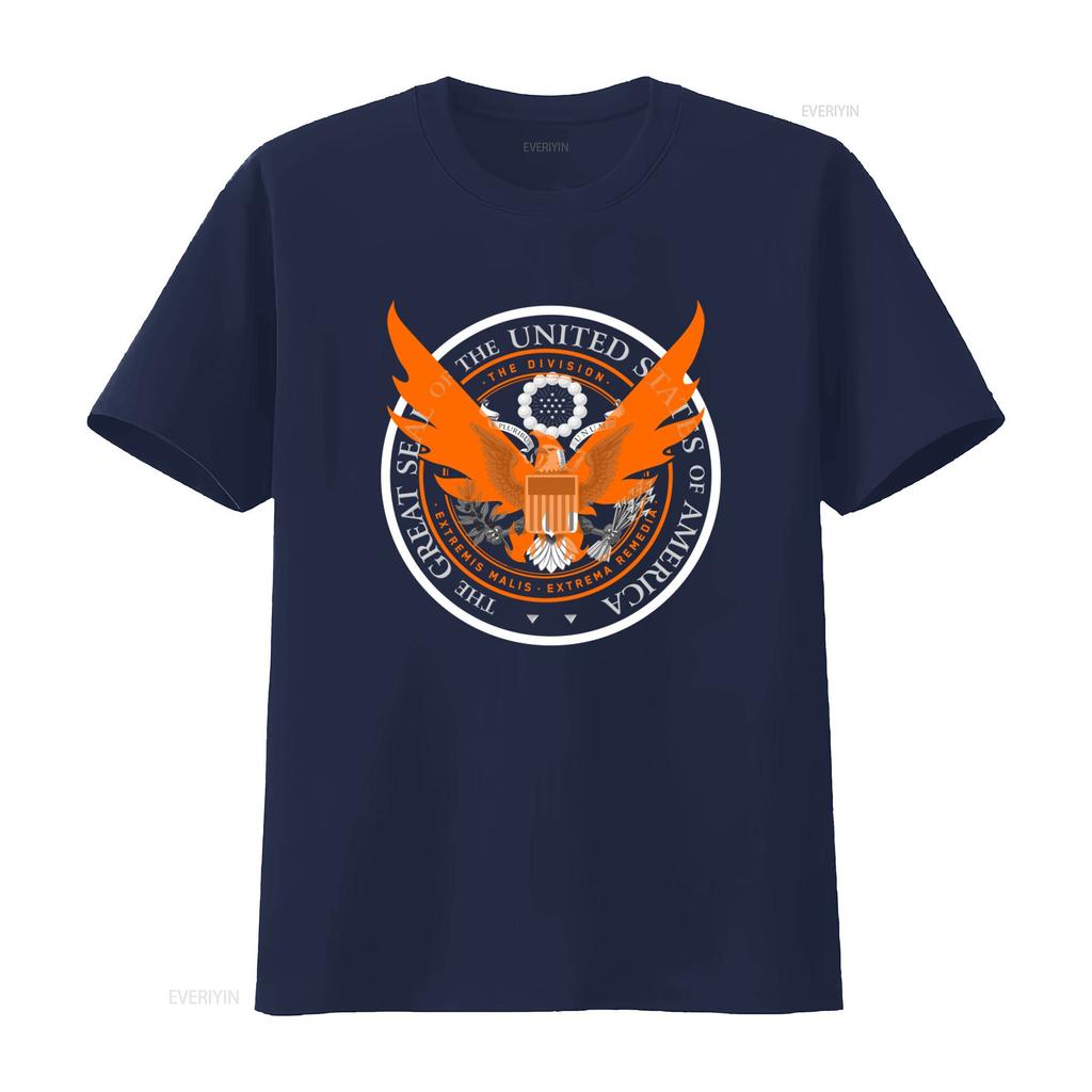 New Tom Clancys The Division Shd Emblem Logo T Shirt Print Unisexs Vintage YK Slightly Unisex Breathable Homme Streetwear