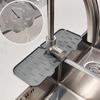 Kitchen Sink Silicone Splash Pad Drainage Waterstop Bathroom Guard Faucet Water Catcher Mat Quick Dry Tray