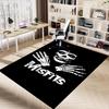 1pc Misfits Skeleton Carpet Anti Slip Polyester Floor Mat for office.Bedroom