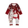 Print Cute Family Set Pajamas, Home Clothes, Family Set Long Sleeve Top Pants Set
