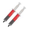 2Pcs Thermal Paste Silicone Grease Compound Syringe Design Accessory for CPU Computer