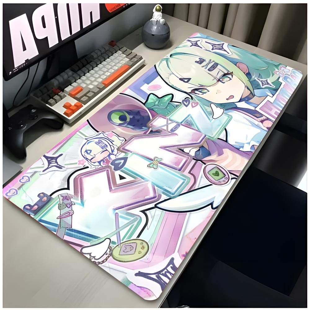 Game Character Zenless Zone Zero Sunna Mouse Pad Large Gaming Mousepad With Thick Stitched Edge NonSlip Desk Mat