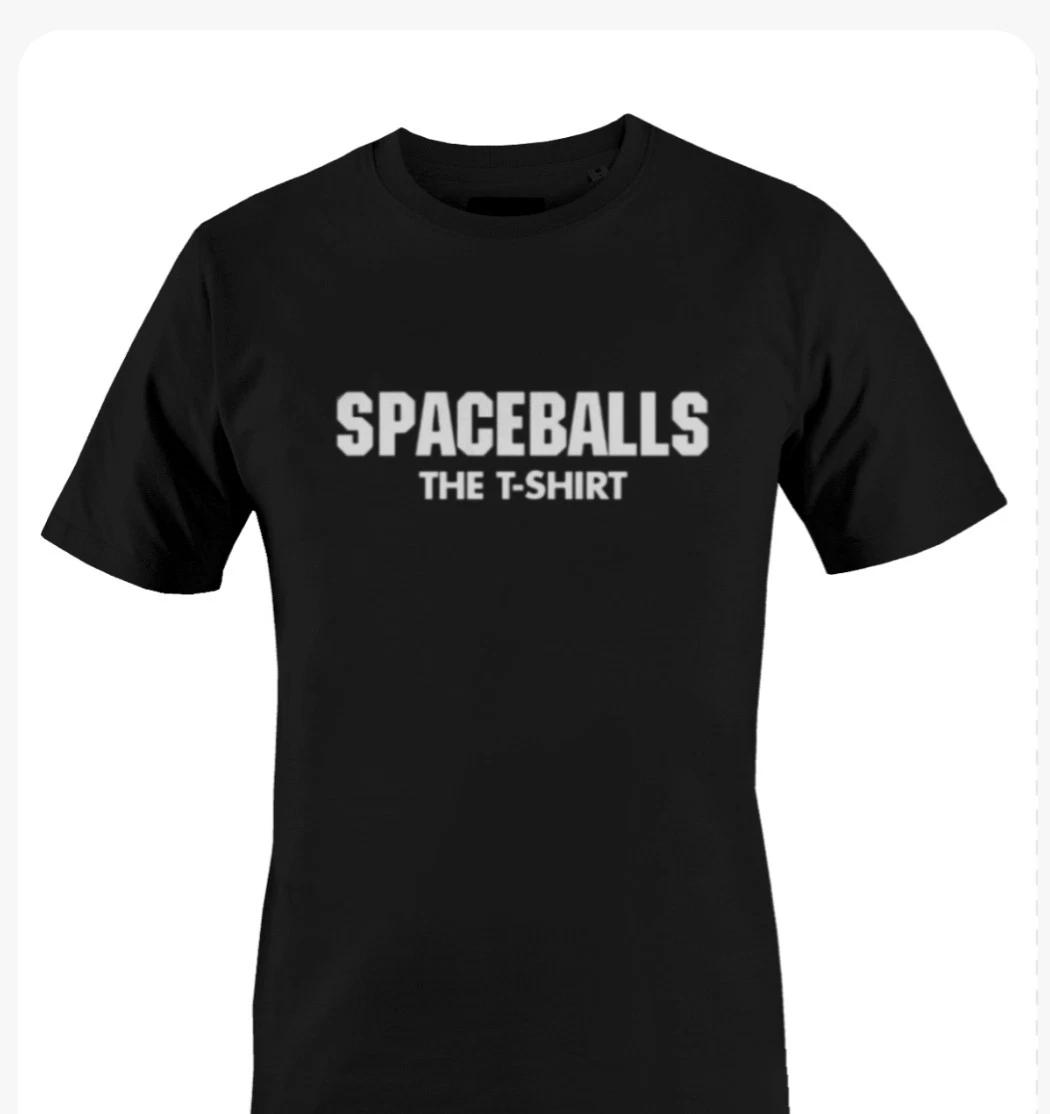 Spaceballs The T-Shirt Funny Movie Unisex Mens Graphic T-Shirt all sizes Black S