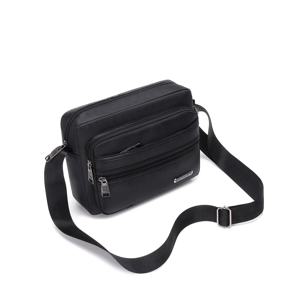 New Leisure Shoulder Bag To Do Business and Collect Money Crossbody Bag for Men and Women Multi layer Cashier Bag Leisure Large-capacity Travel Bag