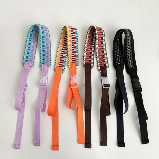 Plånbokssnöre Ersättning Axelrem Broderad Nylon Axelrem Justerbar Handväskrem Ersättning för Män Kvinnor Axelväska