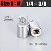 1/2,1/4,3/8 Ratchets Wrench Socket Adapter Converter Transfer Socket Wrench Ratchet Sleeve Adapter Drive Spanner Connecting Head