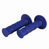 2PCS Silicone Material Soft Handle Grips Blue Rubber Handle Grips Durable Motorcycle Grips  For ATV