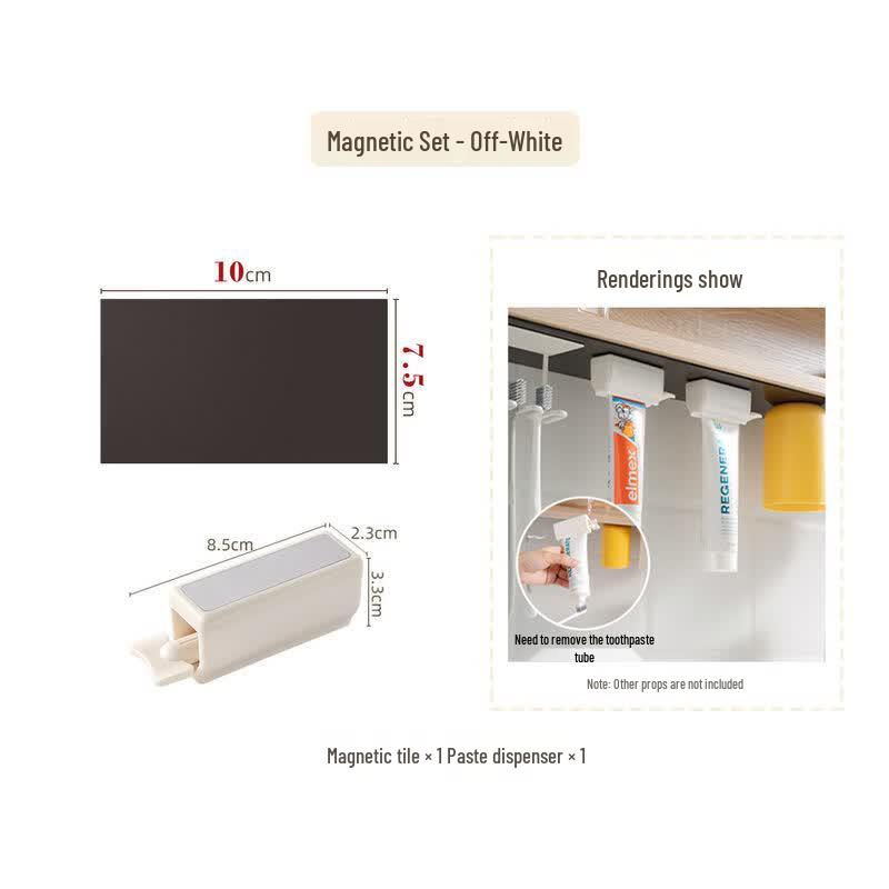 LIEI Magnetic Toothbrush and Toothpaste Holder