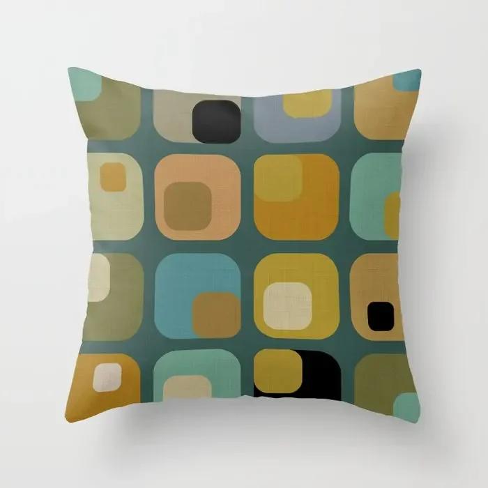 

decorative Home pillow case Cushion covers 45*45 nordic 40*40 40x40cm 50x50cm Irregular Color Geometric Abstraction 45x45 60x60 12x12Inch