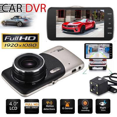 Dual Lens HD 1080P Car DVR Dash Cam Night Vision Camera Video Recorder G-sensor