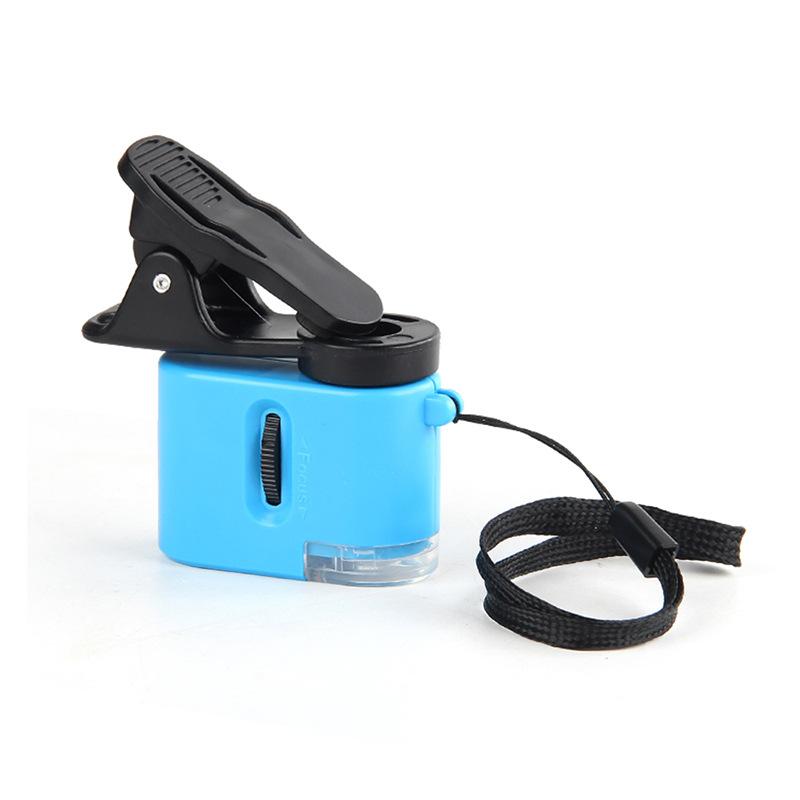 Supply Children'S Mini Palm Microscope Toys Primary School Students Science And Education Laboratory Microscope With Mobile Phone Clip