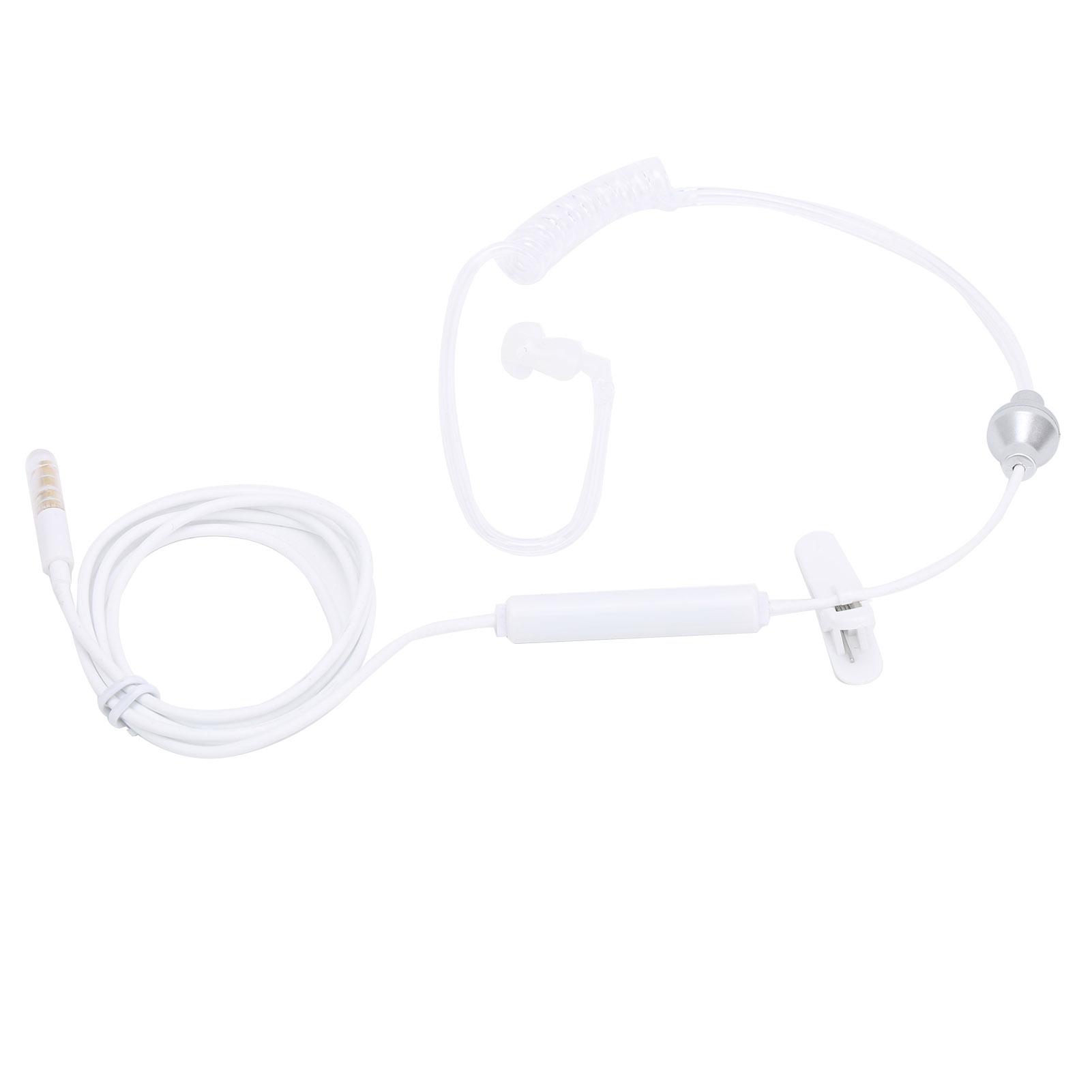 

Air Conduit Earphone Single Earbud Spiral Tube Stereo Line Control Type Universal for Smart Phone