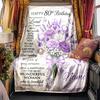 Happy 80Th Birthday Throw Blanket Soft Cozy Perfect For Sofa Couch Office Bed Picnics For All Occasions Cozy Home Lovers Unique Gift For Family And