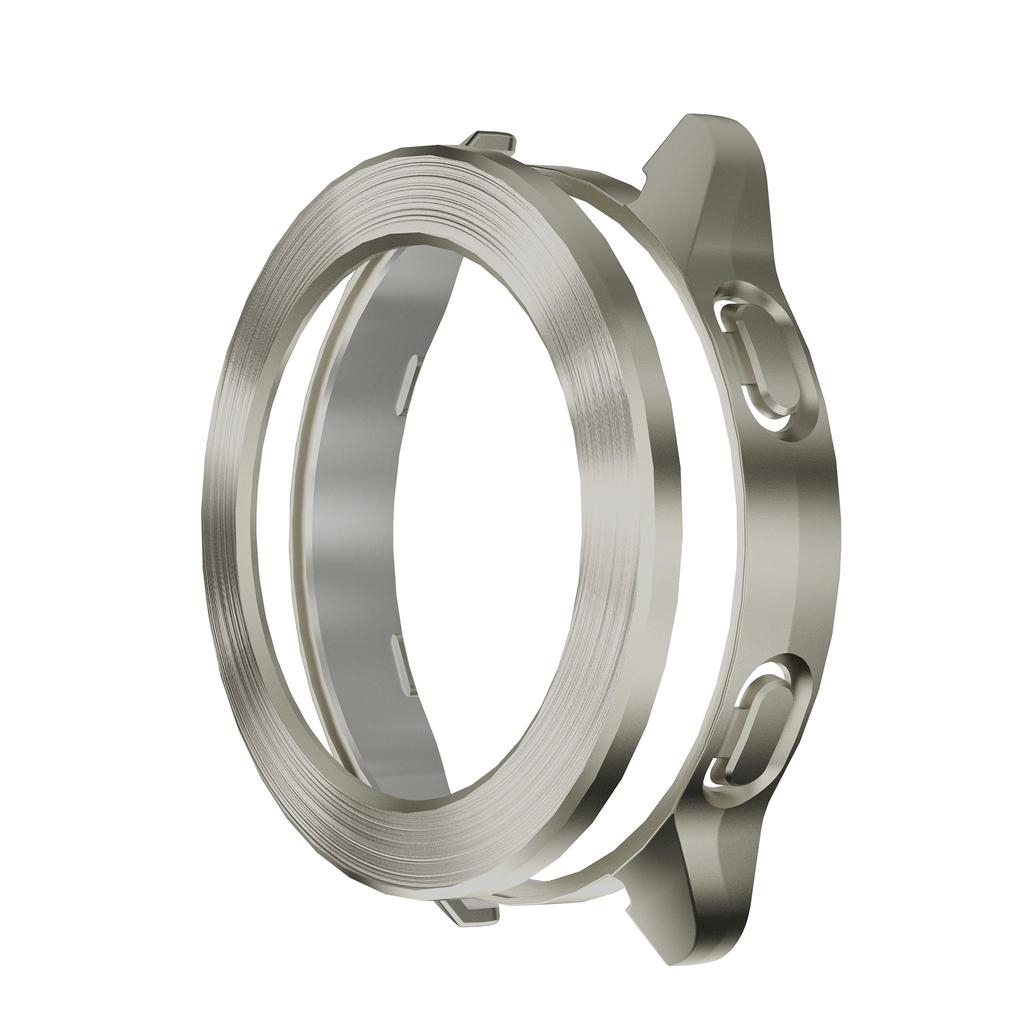 Hülle für Xiaomi Mi Watch S3 Hülle Zubehör PC Schutzhülle für Mi Watch S3 Galvanisierte Drahtzieh-Hohle Hülle+Lünette Wir
