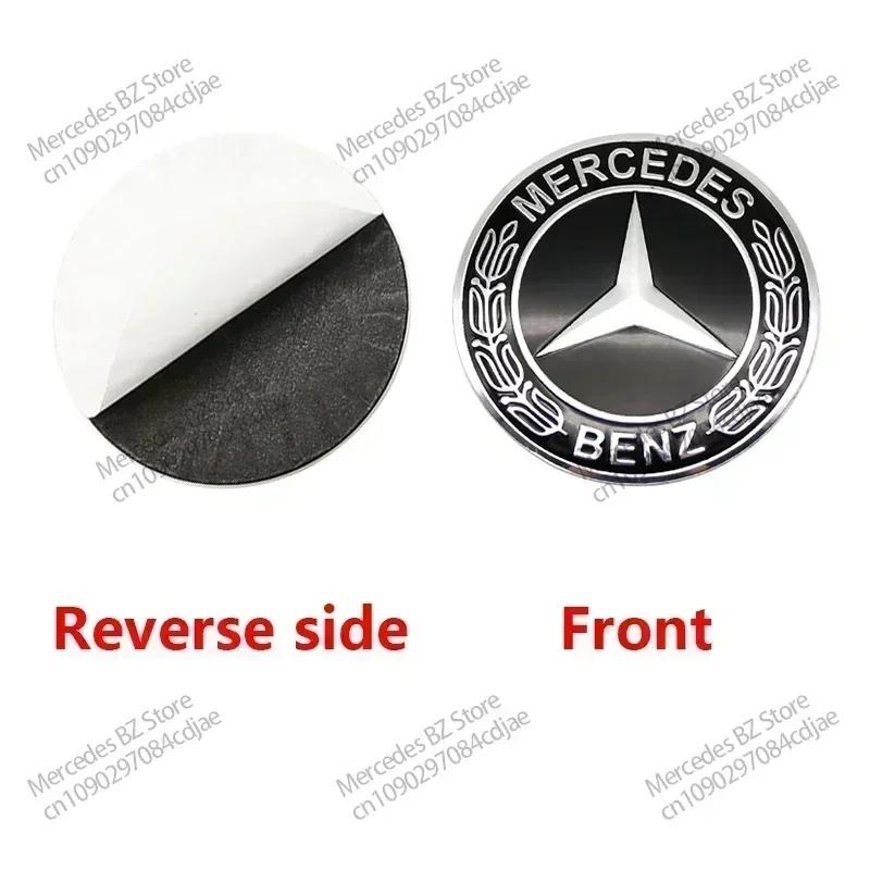 56mm car wheel center hub sticker car Accessories decoration tools For Mercedes Benz Maybach AMG CLE CL GLA GLK C180 E300 S20 uij8