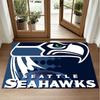 Seattle Seahawks Design Crystal Velvet Rug Soft Decorative Mat for Bedroom Entrance