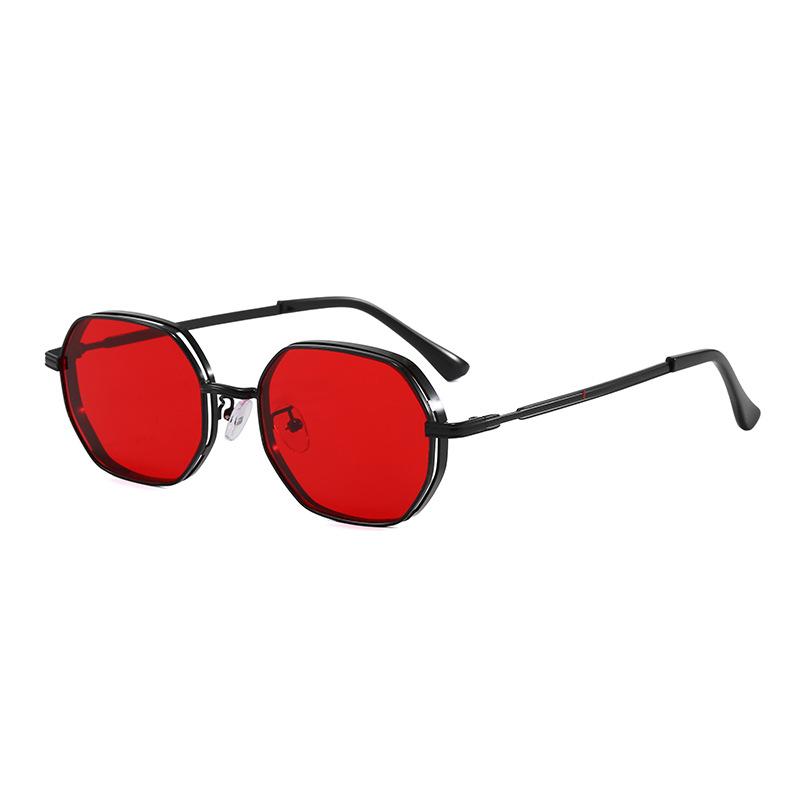 Sunglasses Women'S Advanced Sense Uv Protection Big Face Thin Sunglasses Sun Protection Retro Fashion