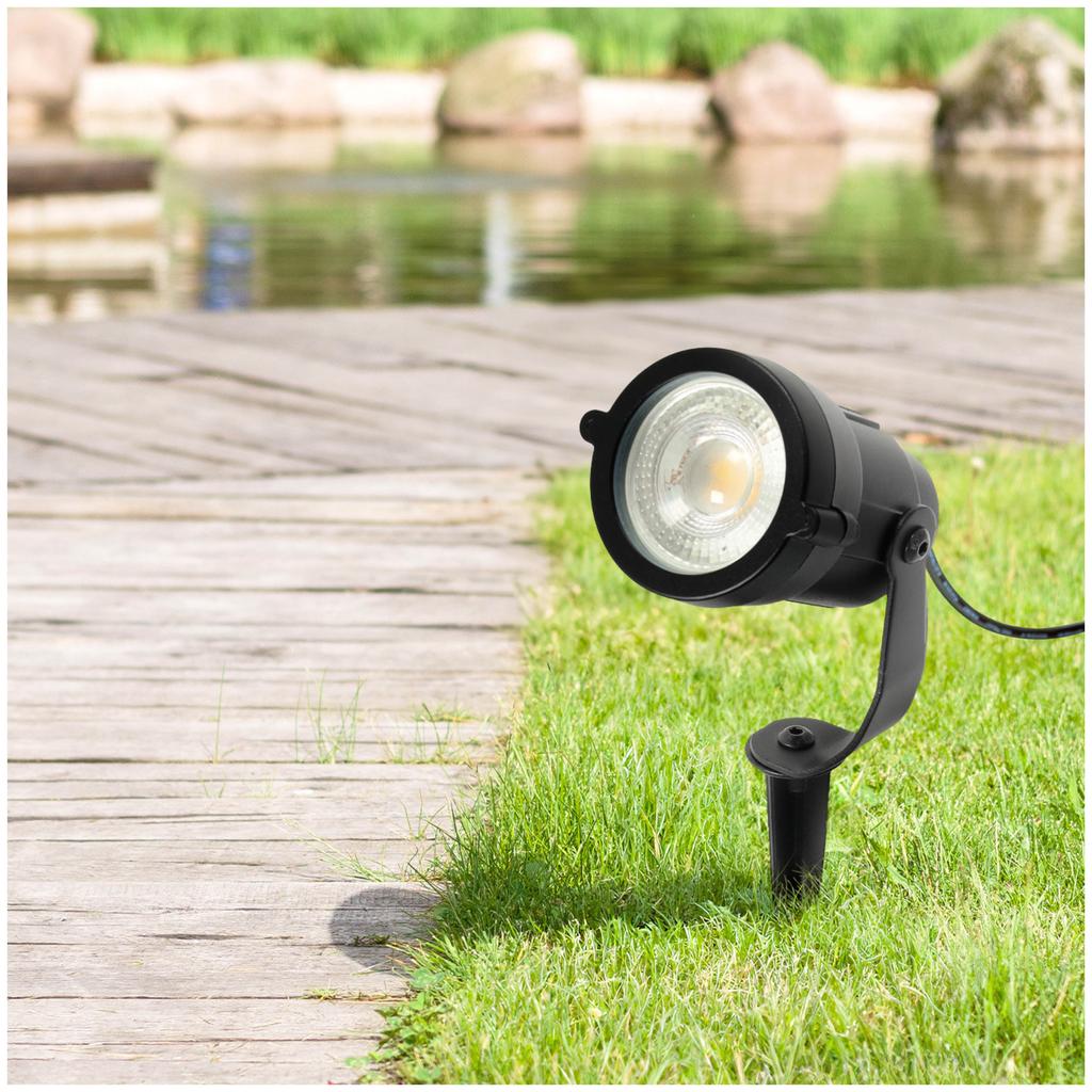 Garden Spotlight GU10 IP65 Black