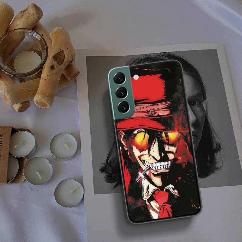 Alucard Helsing Phone Case For Samsung Galaxy S22 S25 Ultra S21 S10 Plus S26 Edge S20 S23 S24 FE Cover Silicone Soft TPU Cle