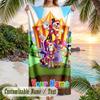The Amazing Digital Circus Beach Towel, Personalized Custom Text, Quick Dry Soft Large Towel For Swimming Pool Travel