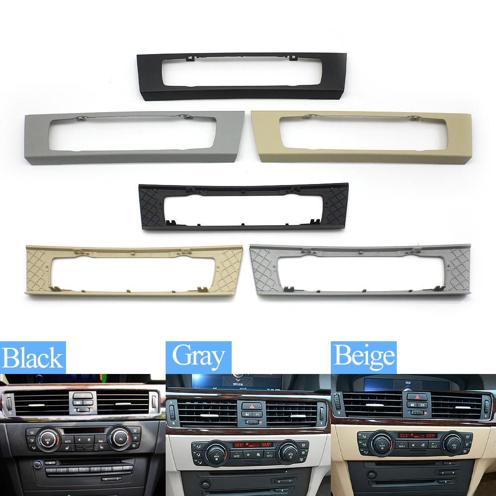 Car Center CD Console HVAC Trim Panel Air Conditioning Switch Decorative Cover Frame For BMW 3 Series E90 E91 E92 E93 2004-2012