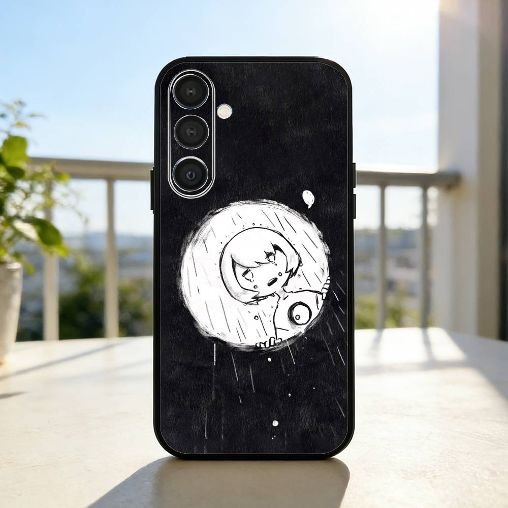 M-MUSIC Yorushika-a S-sart-t Phone Case For Samsung  A73,72,71,A52,51,40,41,A22,A32,31,A13, Soft Black Shell