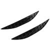 2Pcs Gloss Black Rear Bumper Reflector Delete Set Fit For MK7 R RLine 20132016