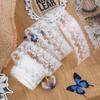 10Roll/Box Flower PET Tape Lace Masking Tape DIY Scrapbooking Sticker Journal Diary Aesthetic Stationery Campus gift