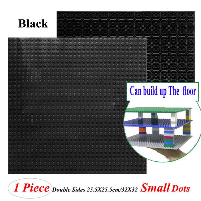 Hot 32*32 Dots Double-Sided Baseplates Small Bricks Diy Building Blocks Base Plate Ww2 Compatible Legoes Parts City Figure