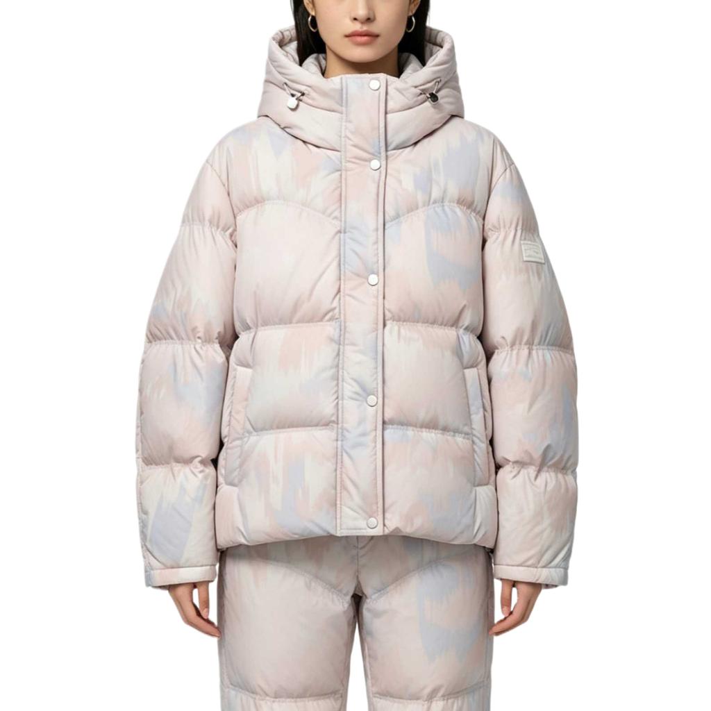 Anta Hooded Zipper Mid-Thickness Long Sleeve Down Jacket Women outerwear 162617915-1