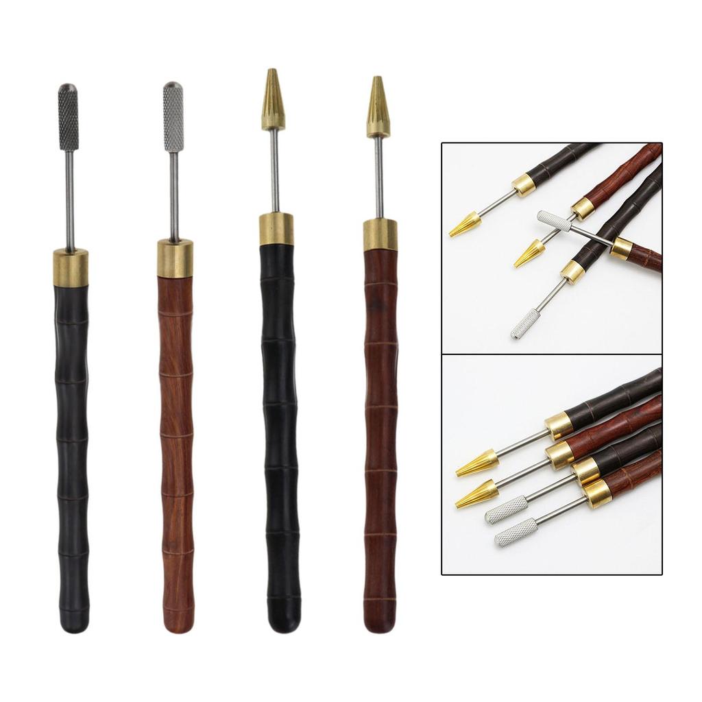 Lederkantenfärbestift Kantenrollerstift Applikatorenstift DIY Leder Oberseite Multifunktions-Kantenfarbroller Kantenölmalstift