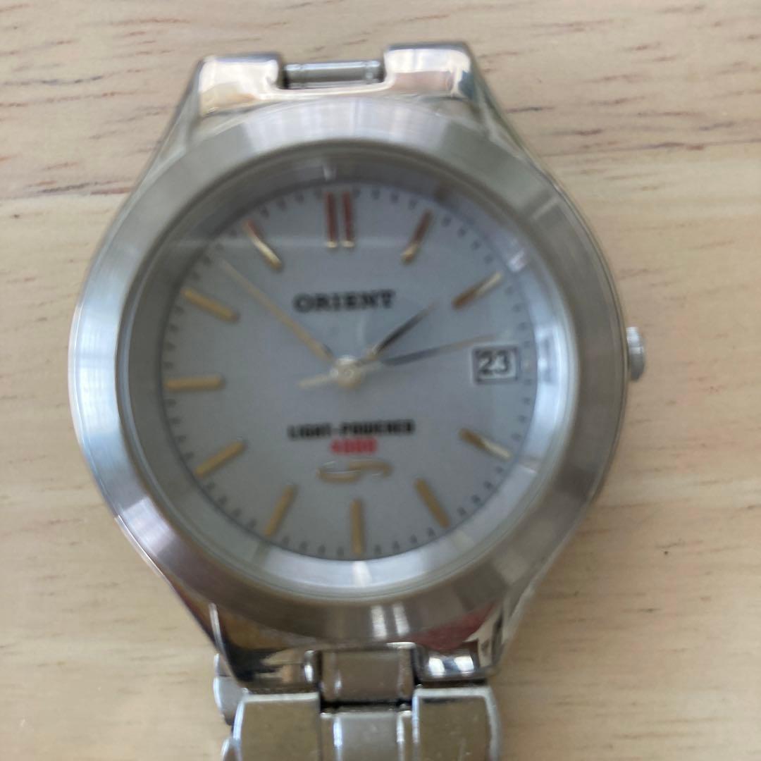 Used ORIENT automatic watch silver