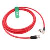 HangTon 12G SDI Raw 4K 60p Video Cable Right Angle to Straight BNC 75 Ohm Coaxial Shield for Sony Alexa DSMC2 Blackmagic and Atomos Monitors Cameras,