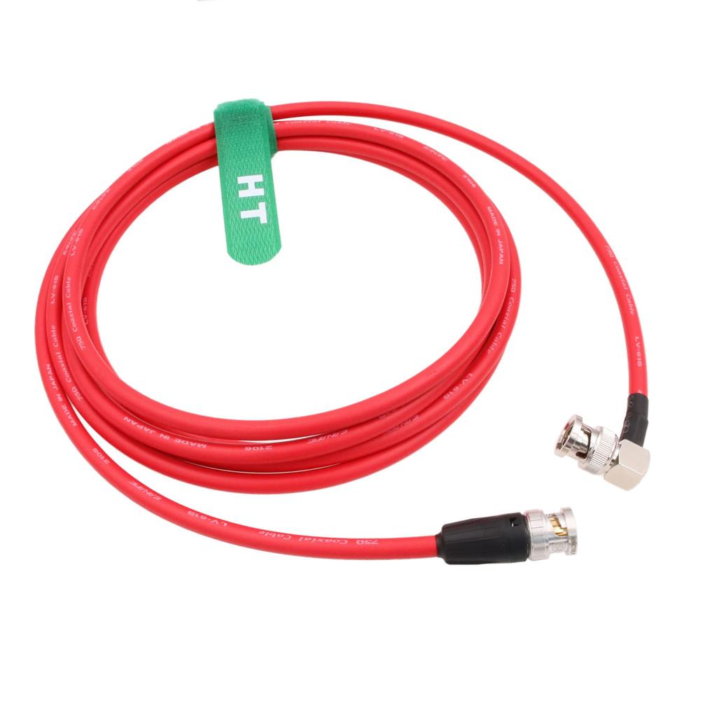 HangTon Protected 3G SDI Raw 4K 60p Video Cable BNC 75 Ohm Coaxial for Sony Alexa DSMC2 Cameras and Blackmagic SmallHD Atomos Monitors 12G, 6G, (3M,