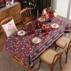 Christmas Tablecloth Holiday Wedding Party Table Cover Festive Craft Decor