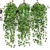 Artificial Green Willow Wall Hanging Indoor Living Room Hanging Basket Plant Wall Green Plant False Flower Vine Vine Hanging Decoration