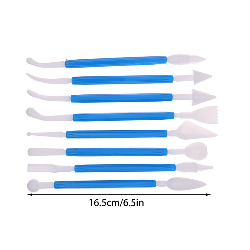 8 pièces/ensemble outils de modélisation d'argile, Sculpture de cire en plastique, outils de poterie, Sculpture façonnant, ensemble de Sculpture en argile polymère