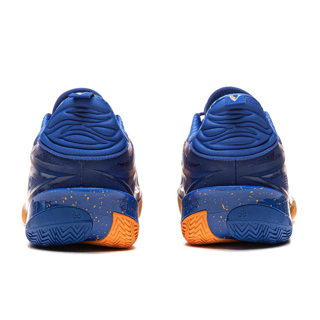 Li Ning Wade 808 5Ultra V2 Basketball Shoes Men's Low Top Blue Orange ABAV045-5