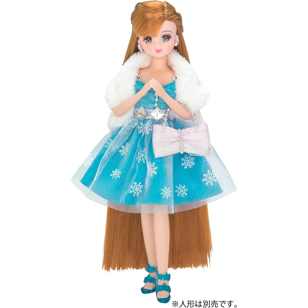 Licca-chan Dress Jewel Up Dress Set Snow Jewel
