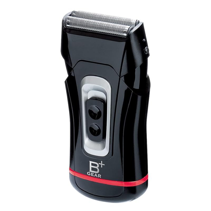 

hero green [B+GEAR Begear] battery operated shaver electric shaver men s male compact 2 blades shaving beard beard beard Momiage sideburns trimmer