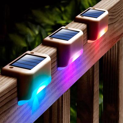 LED Solar Lampe Pfad Treppenstufen Nachtlicht Im Freien Wasserdichte Wandleuchte Garten Landschaft Lampe Balkon Zaun Lichter