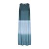 Women's Gradient Sleeveless Tank Dress Split Hem Loose Fit Summer Crewneck Flowy Casual Beach Dresses