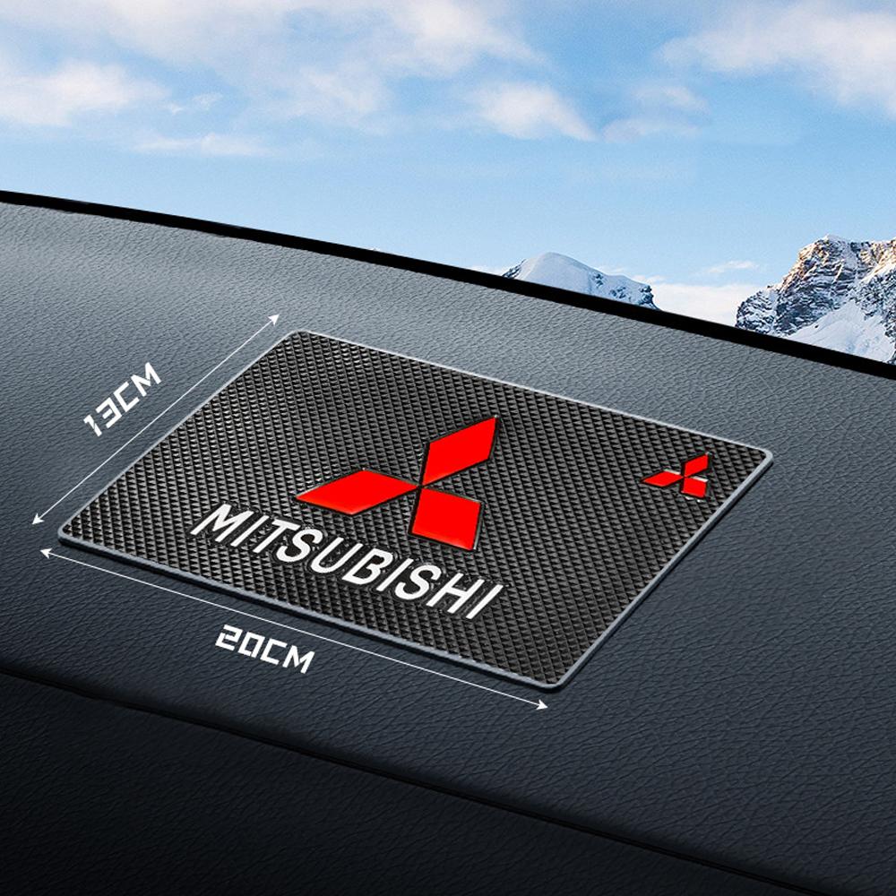 Wzvc4 PVC Anti-Rutsch Auto Armaturenbrett Matte Innenraum Matte für Mitsubishi Lancer ASX L200 Colt Pajero Outlander Eclipse Mirage Radkappe