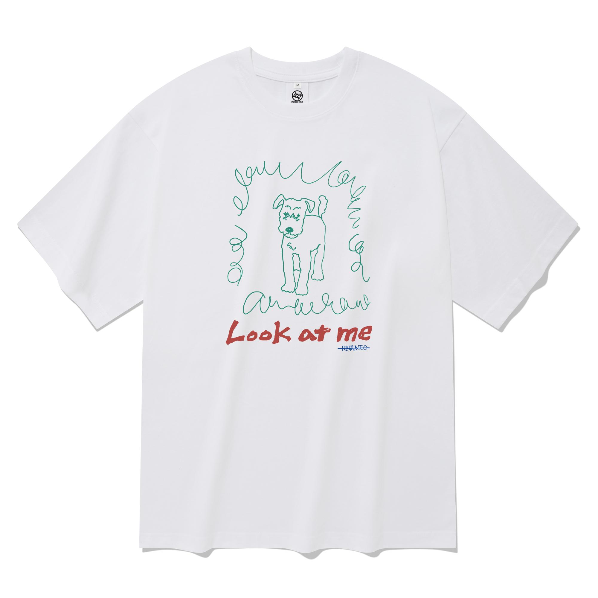 Radineo Look At Me Short Sleeve T-Shirt White White (White)/S