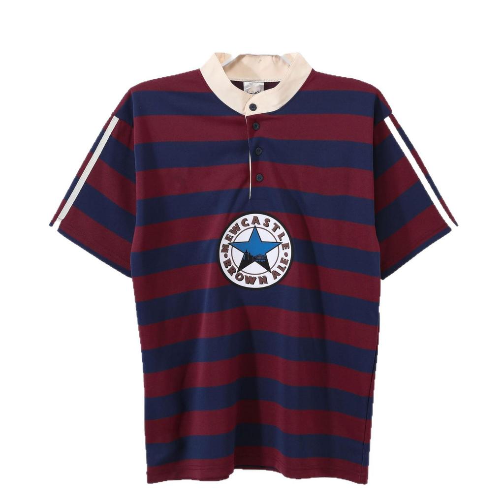 Newcastle Retro Auswärtstrikot - Blau-Weiße Streifen mit Personalisierungsoptionen