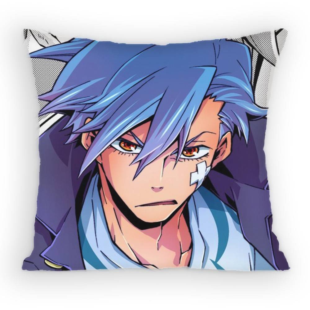 Gurren Lagann Kamina Pillow Case Anti-dustmite Pillowcase Invisible zipper silky Sofa cushion cover for bedroom