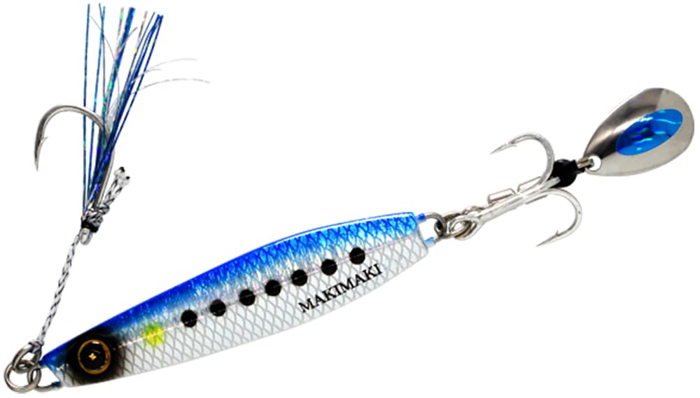 Hayabusa Easy Winding Blade Jig Jackeye Makimaki 80g No.12 Real 80g