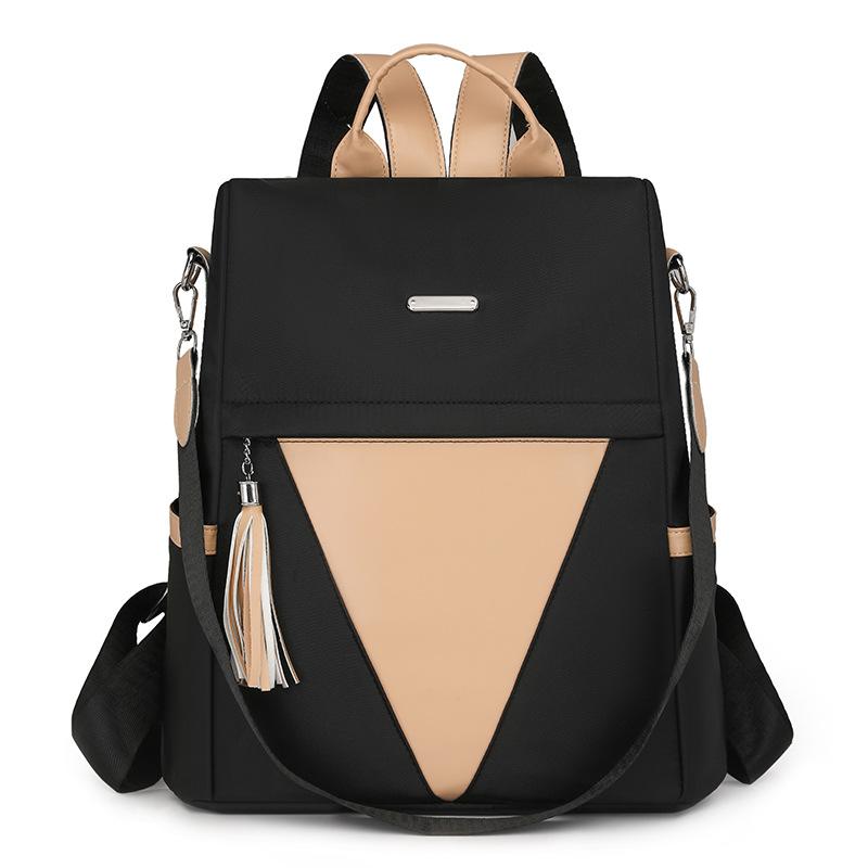 This Backpack Is A Simple, Fashionable, Soft-surfaced, Large-capacity Casual Backpack for Students