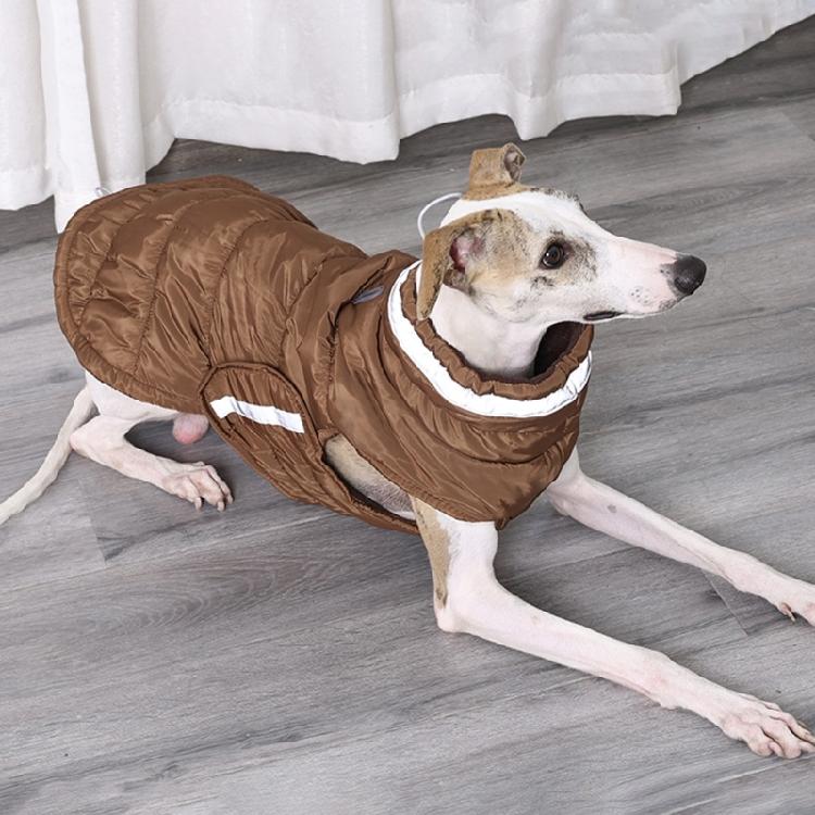 Winter Small Media Dogs Coat Windproof Warm Dogs Garments Cold Weather Coat for Middle to Large Breeds Dogs
