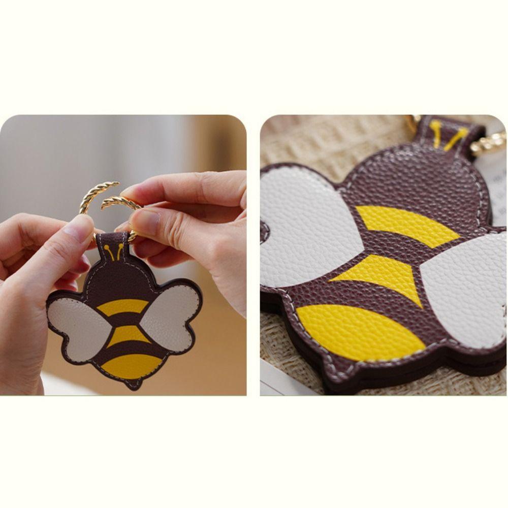 Anti-lost Pu Leather Flower Magnetic Hat Clip Wallet Buckle Glasses Storage Clip Hat Holder  Men